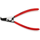 Pinze per anelli di sicurezza esterni su alberi, con becchi °, bonderizzata nera Knipex