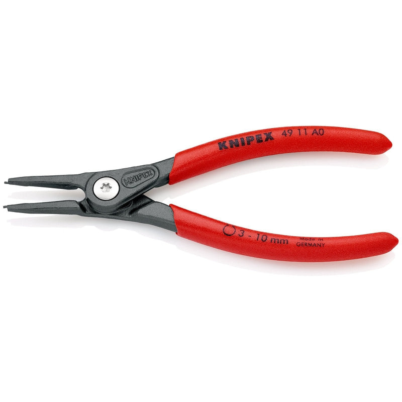 Pinze di precisione per anelli sicurezza esterni su alberi Knipex