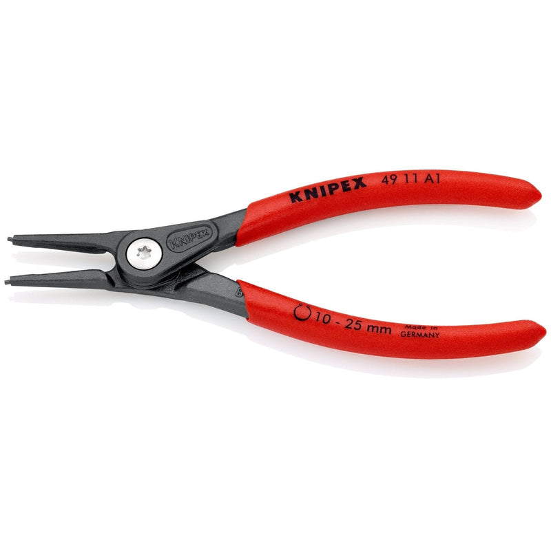 Pinze di precisione per anelli sicurezza esterni su alberi Knipex