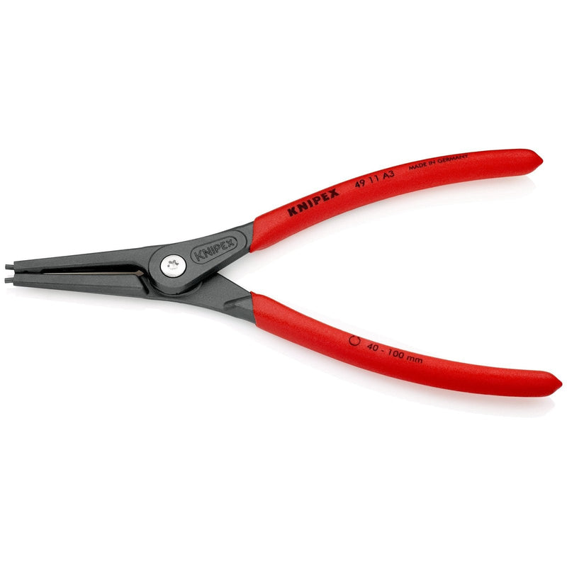 Pinze di precisione per anelli sicurezza esterni su alberi Knipex