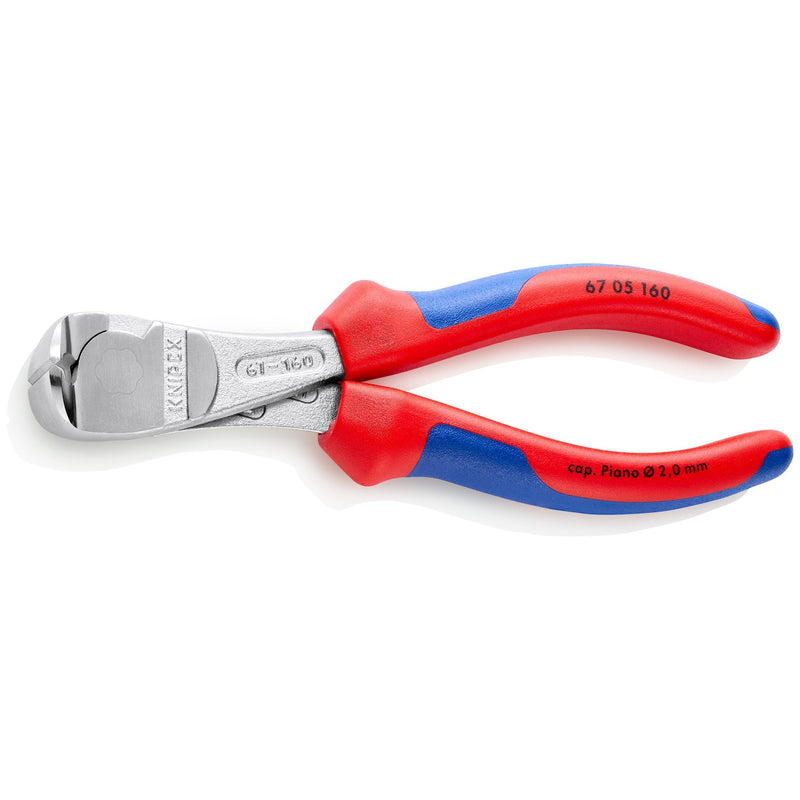 Tronchese con manici bicomponente per meccanica, tagliente frontale tipo "forte" Knipex