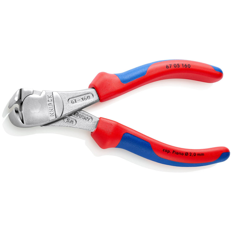 Tronchese con manici bicomponente per meccanica, tagliente frontale tipo "forte" Knipex