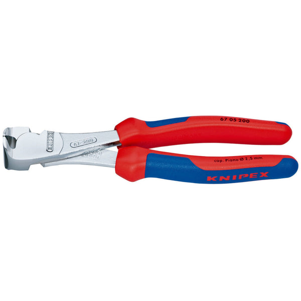 Tronchese con manici bicomponente per meccanica, tagliente frontale tipo "forte" Knipex