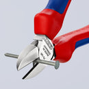 Tronchese laterale cromata per meccanica, con manici bicomponente Knipex