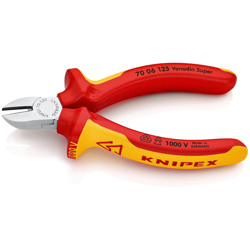 Tronchese laterale per meccanica con manici bicomponente VDE Knipex