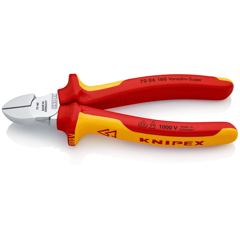 Tronchese laterale per meccanica con manici bicomponente VDE Knipex