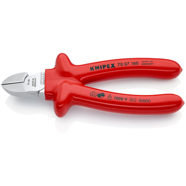 Tronchese laterale per meccanica con manici isolati VDE Knipex