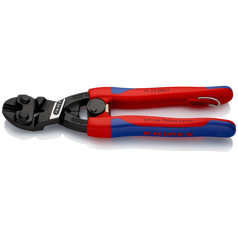 CoBolt®, tronchese doppia leva inclinato °, con manici bicomponente Knipex