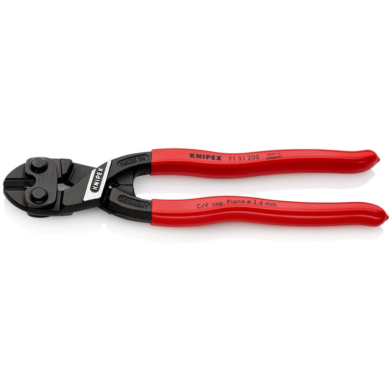 Knipex 7131200 cobolt tronchese doppia leva e incavo 71 31 200