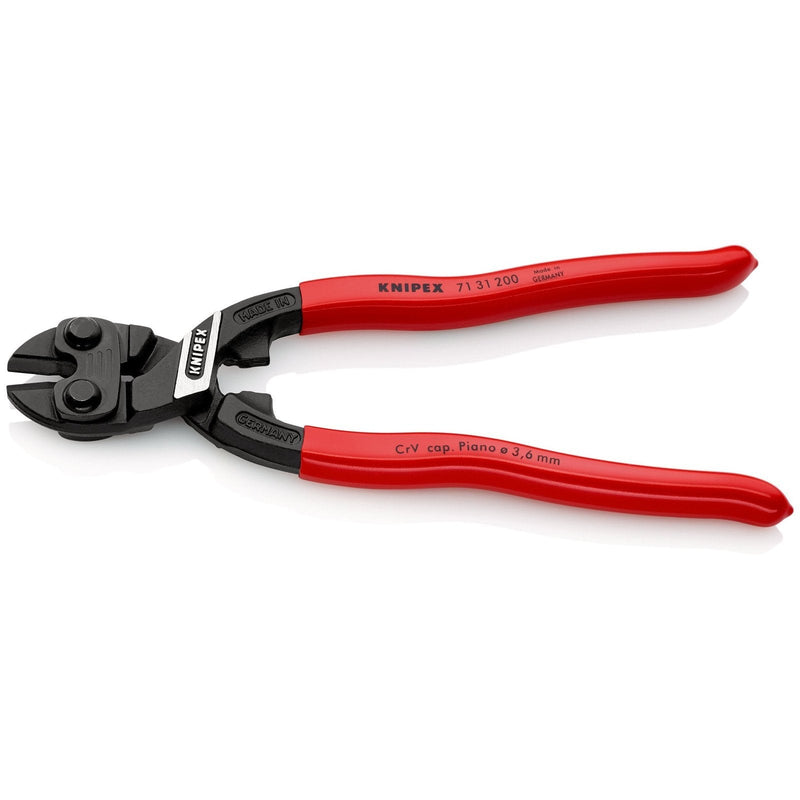 Knipex 7131200 cobolt tronchese doppia leva e incavo 71 31 200