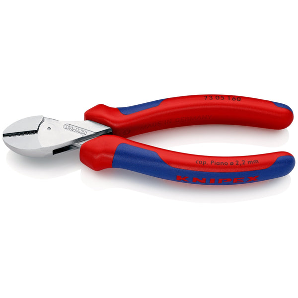 X Cut®, tronchese laterale compatto, cromata, grande forza di taglio Knipex