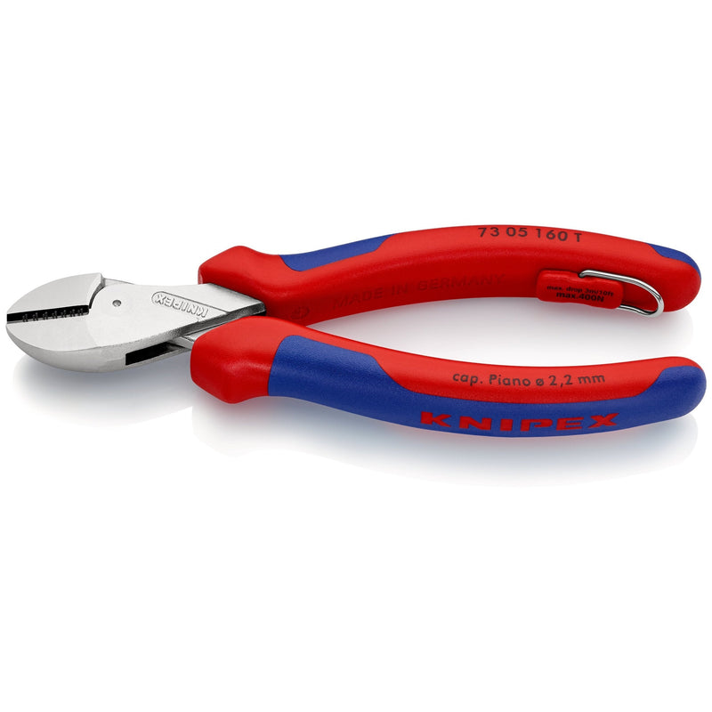 X Cut®, tronchese laterale compatto, cromata, grande forza di taglio Knipex