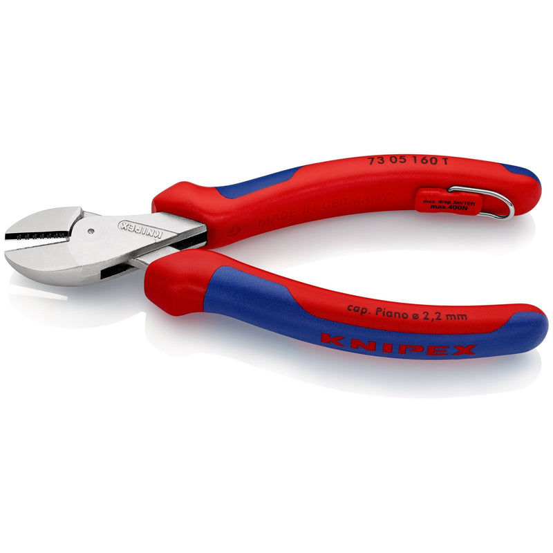 X Cut®, tronchese laterale compatto, cromata, grande forza di taglio Knipex