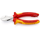X Cut®, tronchese laterale compatto, manici VDE, grande forza di taglio Knipex