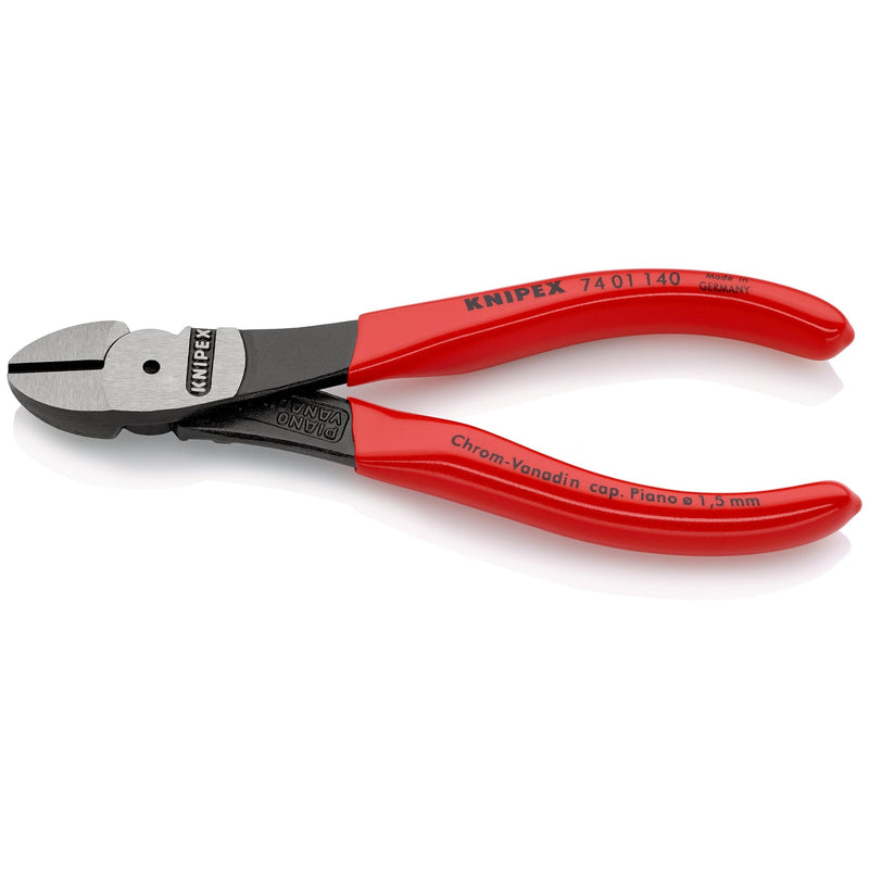 Tronchese laterale per meccanica tipo "forte", con manici resina Knipex