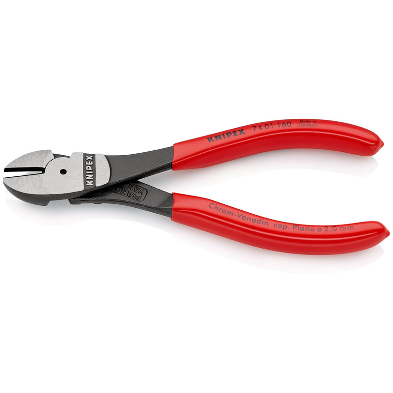 Tronchese laterale per meccanica tipo "forte", con manici resina Knipex