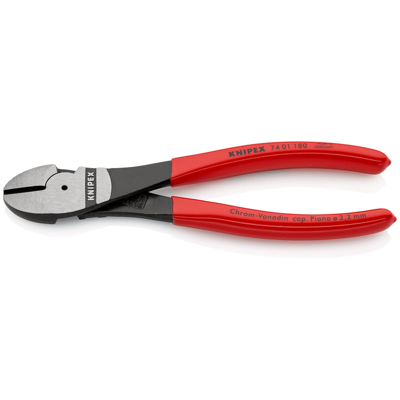 Tronchese laterale per meccanica tipo "forte", con manici resina Knipex