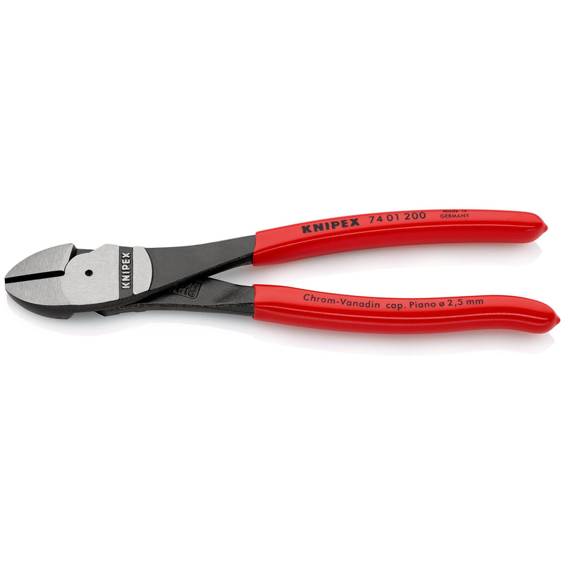 Tronchese laterale per meccanica tipo "forte", con manici resina Knipex