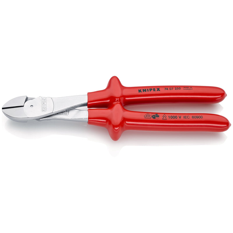 Tronchese laterale per meccanica tipo "forte", con manici VDE Knipex