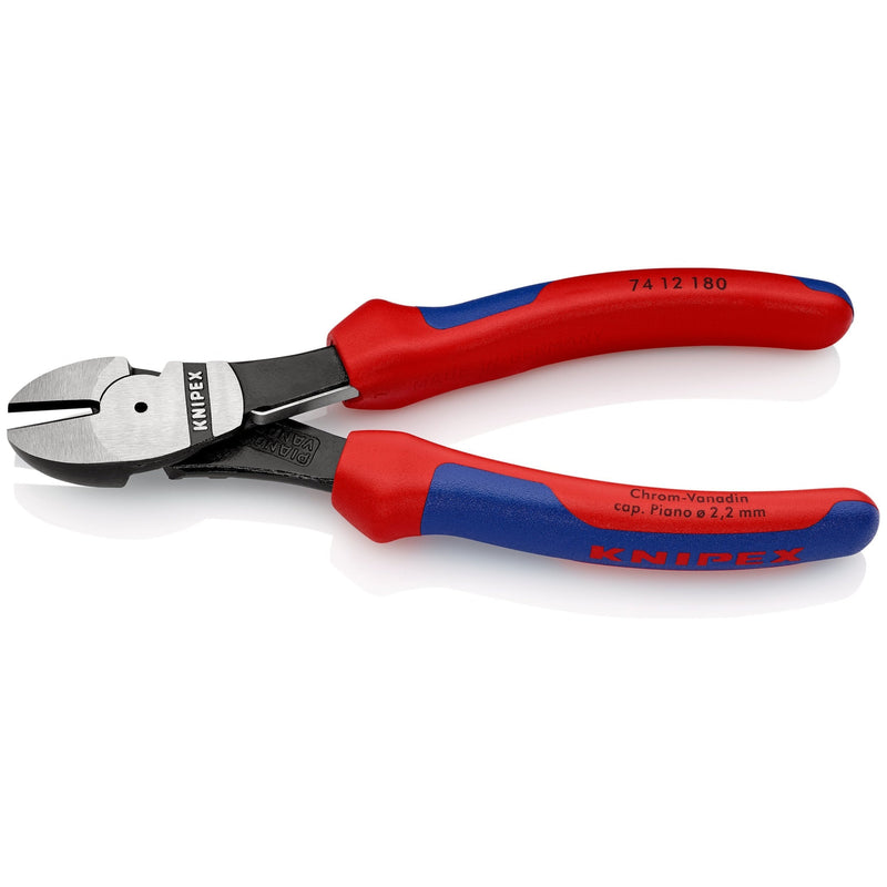 Tronchese laterale per meccanica tipo "forte", con molla manici bicomponente Knipex