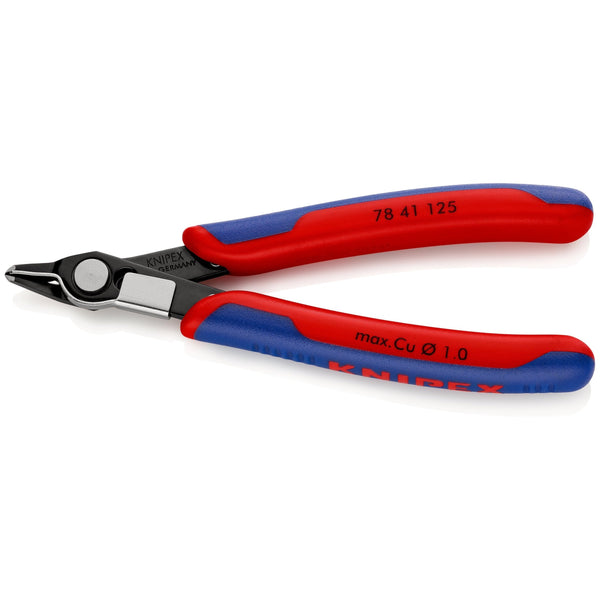 Electronic Super Knips®, testa stretta taglienti senza sfaccettatura Knipex