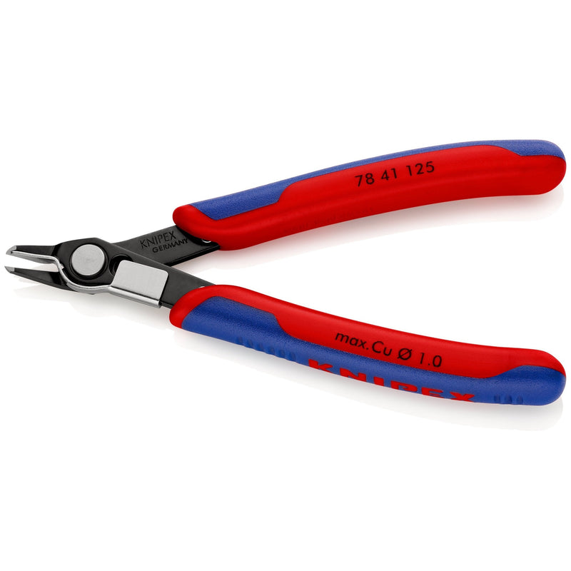 Electronic Super Knips®, testa stretta taglienti senza sfaccettatura Knipex