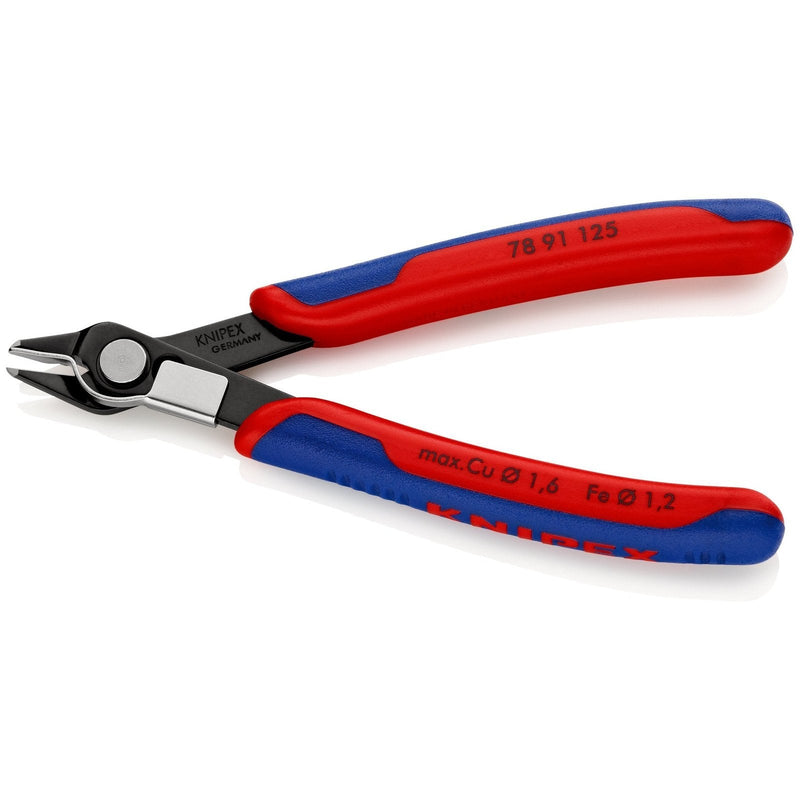 Electronic Super Knips®, brunita, sfaccettature molto piccole Knipex