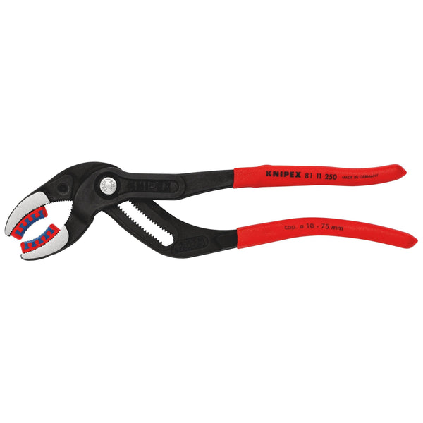 Knipex 8111250 pinza sifoni ganasce intercambiabili bondertizzata 81 11 250