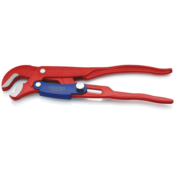 Giratubi rossa con ganasce ad "S" regolazione rapida Knipex