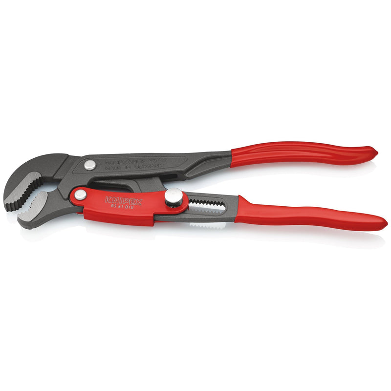 Giratubi grigia con ganasce ad "S" regolazione rapida Knipex