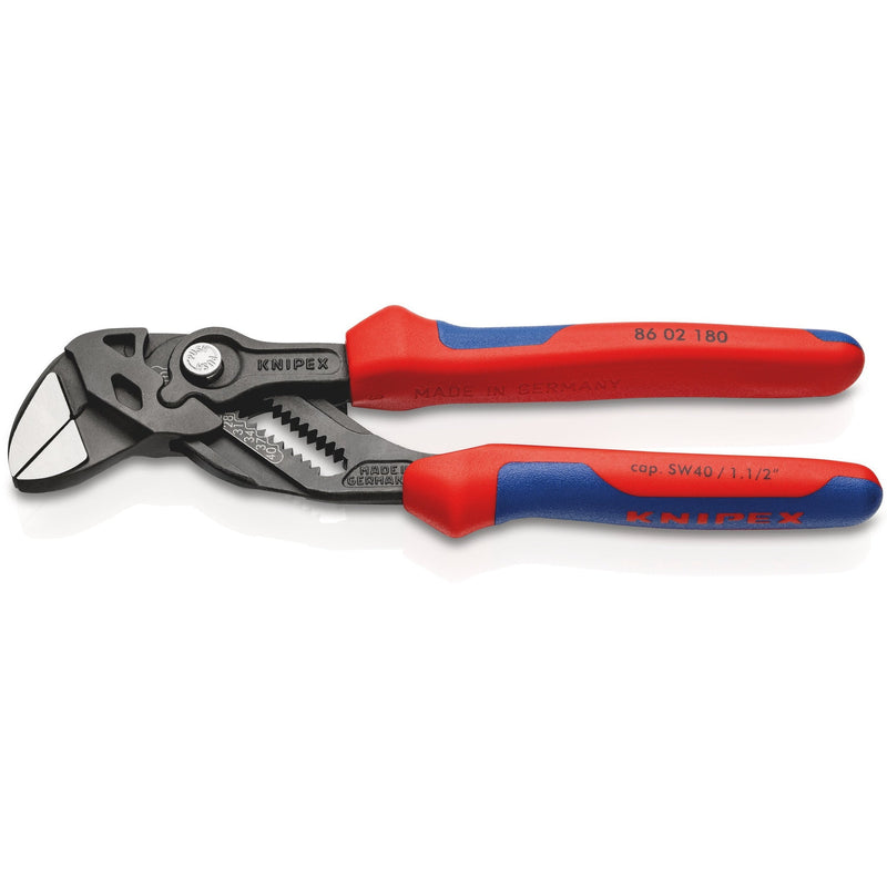 Pinza chiave bonderizzata nera, con manici materiale bicomponente Knipex