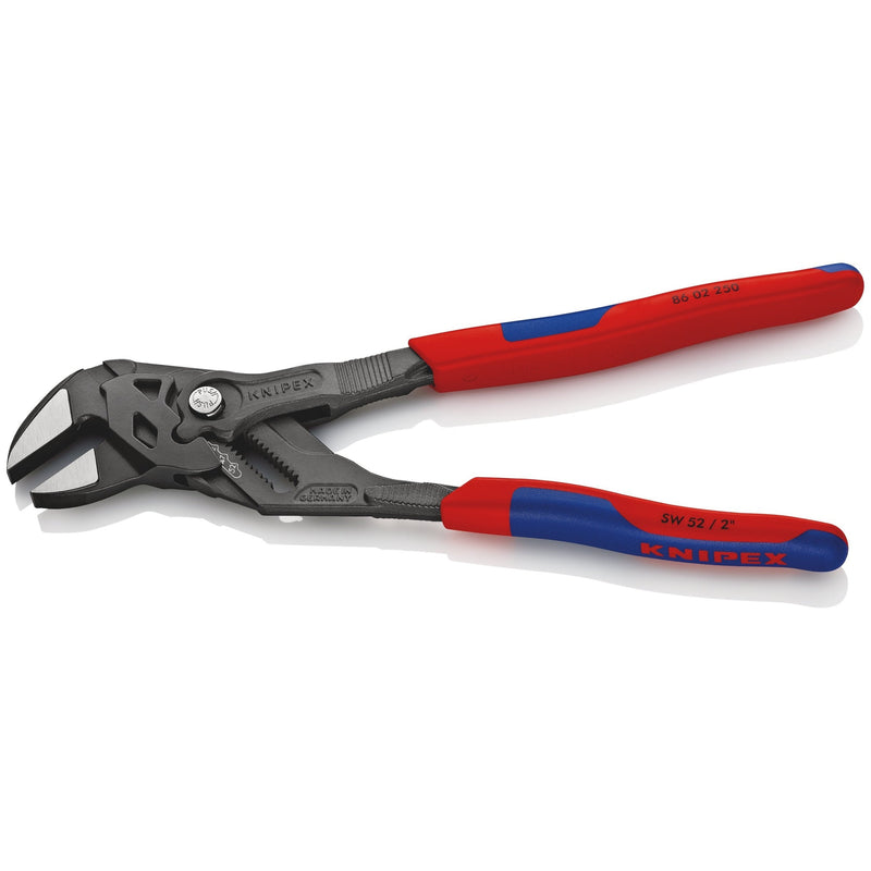 Pinza chiave bonderizzata nera, con manici materiale bicomponente Knipex