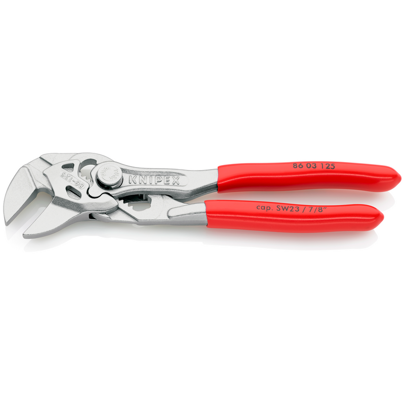 knipex 8603125 pinza chiave cromata manici resina 86 03 125