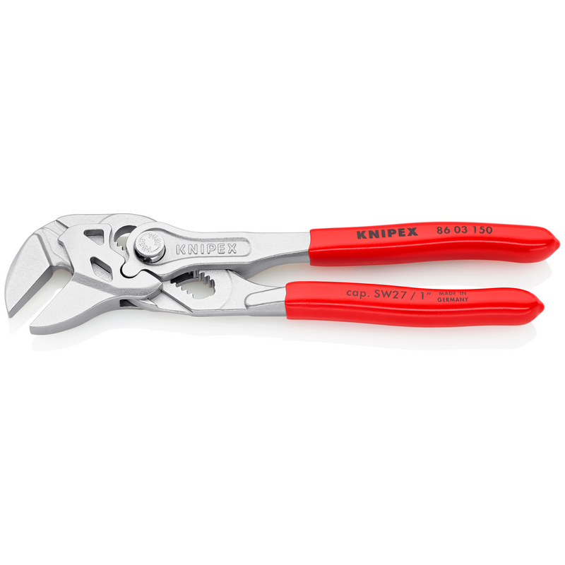 knipex 8603150 pinza chiave cromata manici resina 86 03 150