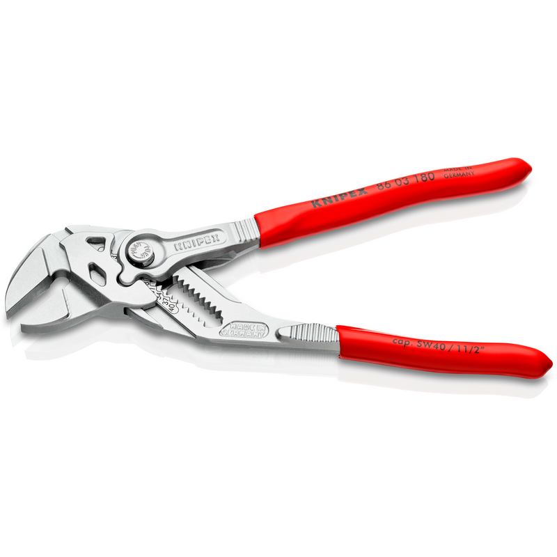 knipex 8603180 pinza chiave cromata manici resina 86 03 180