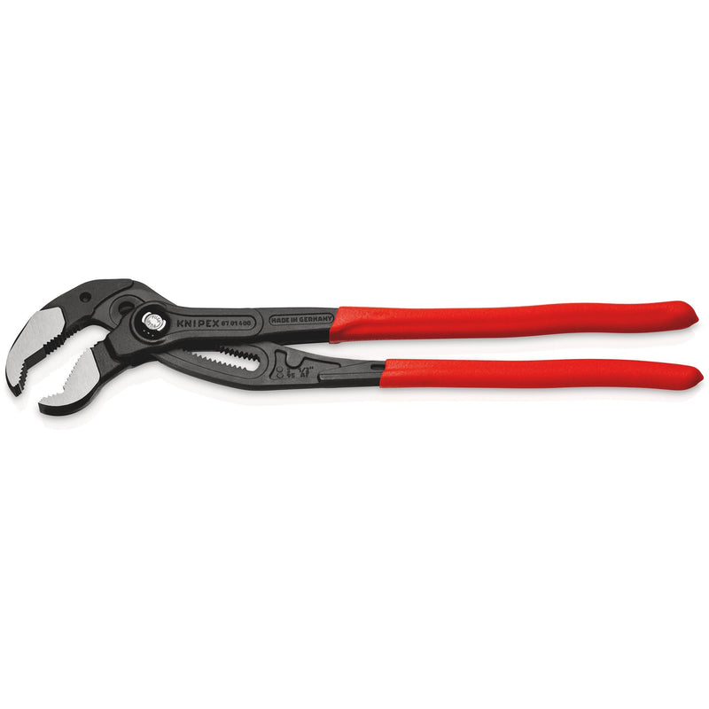 Pinza Cobra® bonderizzata grigia, manici rivestiti resina Knipex