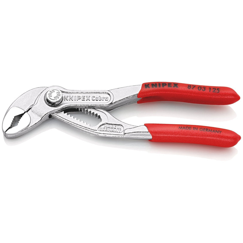 Pinza Cobra® cromata, manici rivestiti resina Knipex