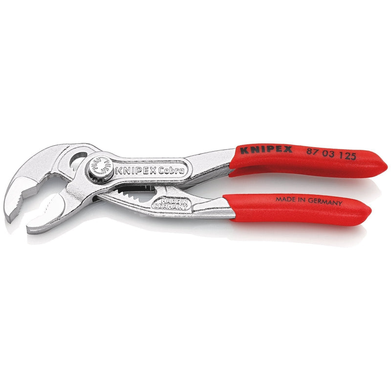 Pinza Cobra® cromata, manici rivestiti resina Knipex