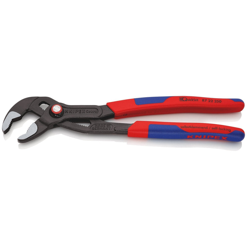 Knipex 8722250 pinza cobra quickset manici bicomponente 87 22 250