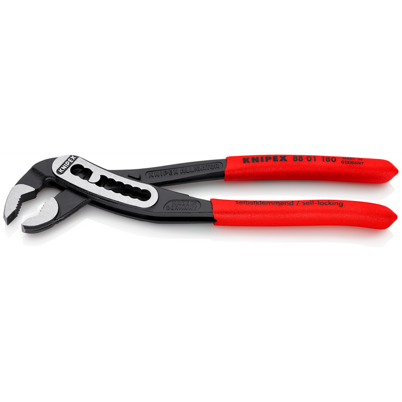 knipex 8801180 pinza alligator nera manici sintetici 88 01 180