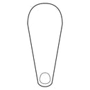 Pinzetta di precisione punta sottile con perno guida Knipex