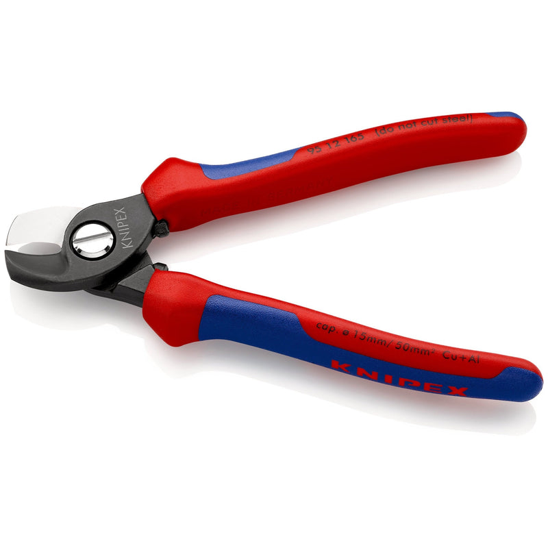 Cesoie per cavi con manici bicomponente Knipex