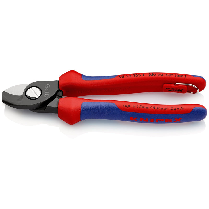 Cesoie per cavi con manici bicomponente Knipex