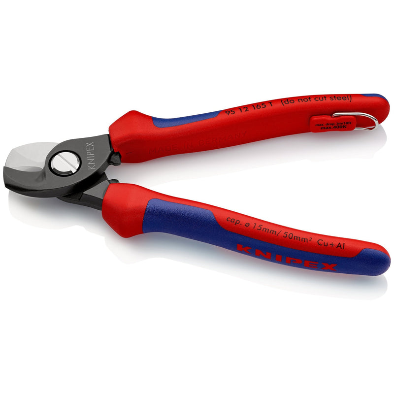 Cesoie per cavi con manici bicomponente Knipex