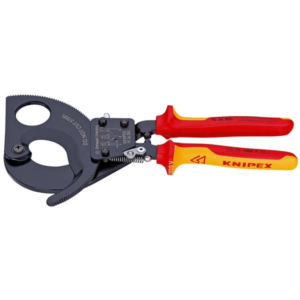 Cesoie cremagliera con sistema cricchetto Knipex