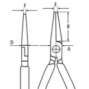Pinza prensile per maccanica fine, bonderizzata nera Knipex