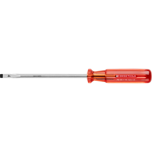 PB Swiss Tools 100.4-140 Cacciavite Classic Taglio Gr. 4 6,5x140