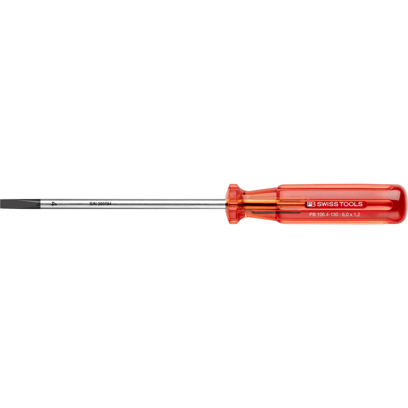 PB Swiss Tools 106.4-130 Cacciavite Classic per viti senza testa Taglio Gr. 4 6,0x130