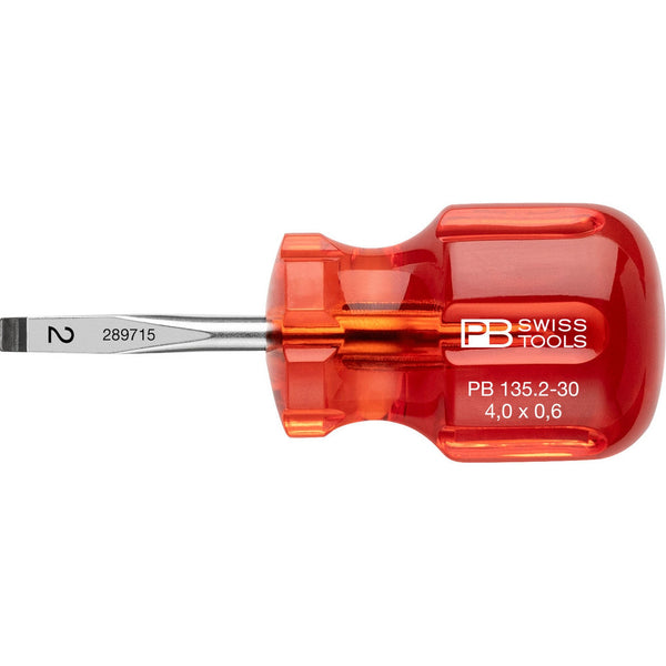 PB Swiss Tools 135.2-30 Cacciavite Nano Classic Stubby Taglio Gr. 2 4,0x30