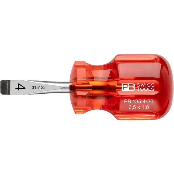 PB Swiss Tools 135.4-30 Cacciavite Nano Classic Stubby Taglio Gr. 4 6,5x30